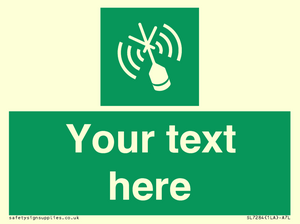 Custom sign safe condition Emergency position beacon